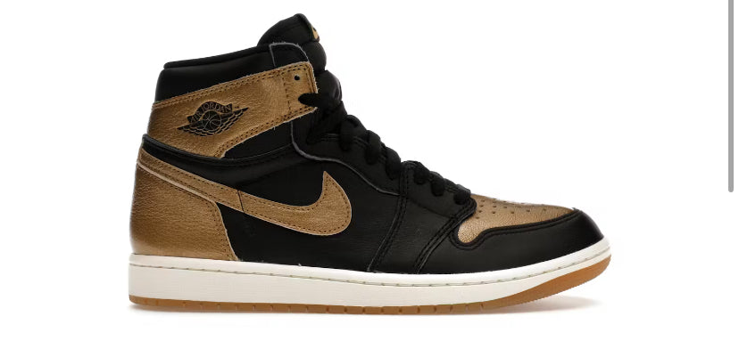 Jordan 1 Retro High OG "Black Metalic Gold"