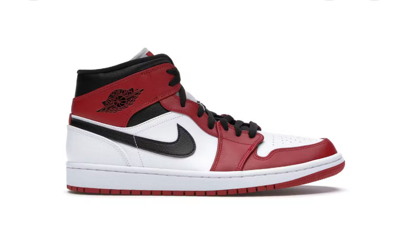 Jordan 1 Mid "Chicago White Heel"