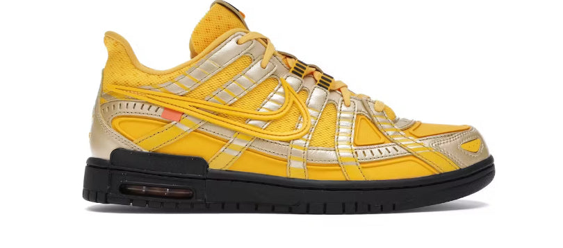 Nike Air Rubber Dunk Off White "University Gold"