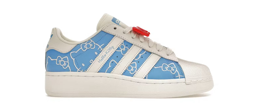 Adidas Superstar XLG "Hello Kitty Blue Burst"