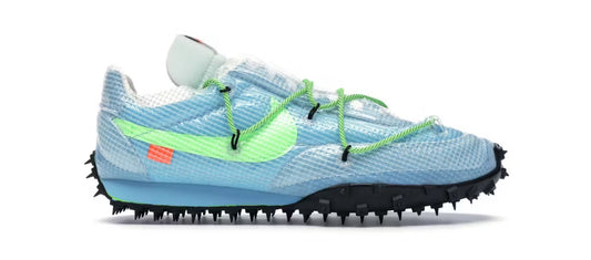 Nike Waffle Racer Off White "Vivid Sky"