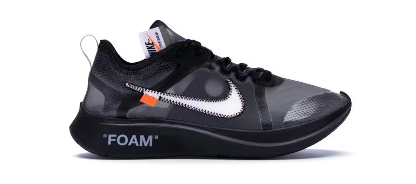 Nike Zoom Fly Off White "Black Silver"