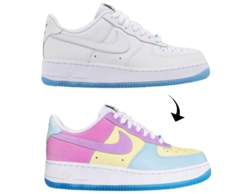 Air Force 1 “UV” reactive (Cambia De Color Con El Sol)